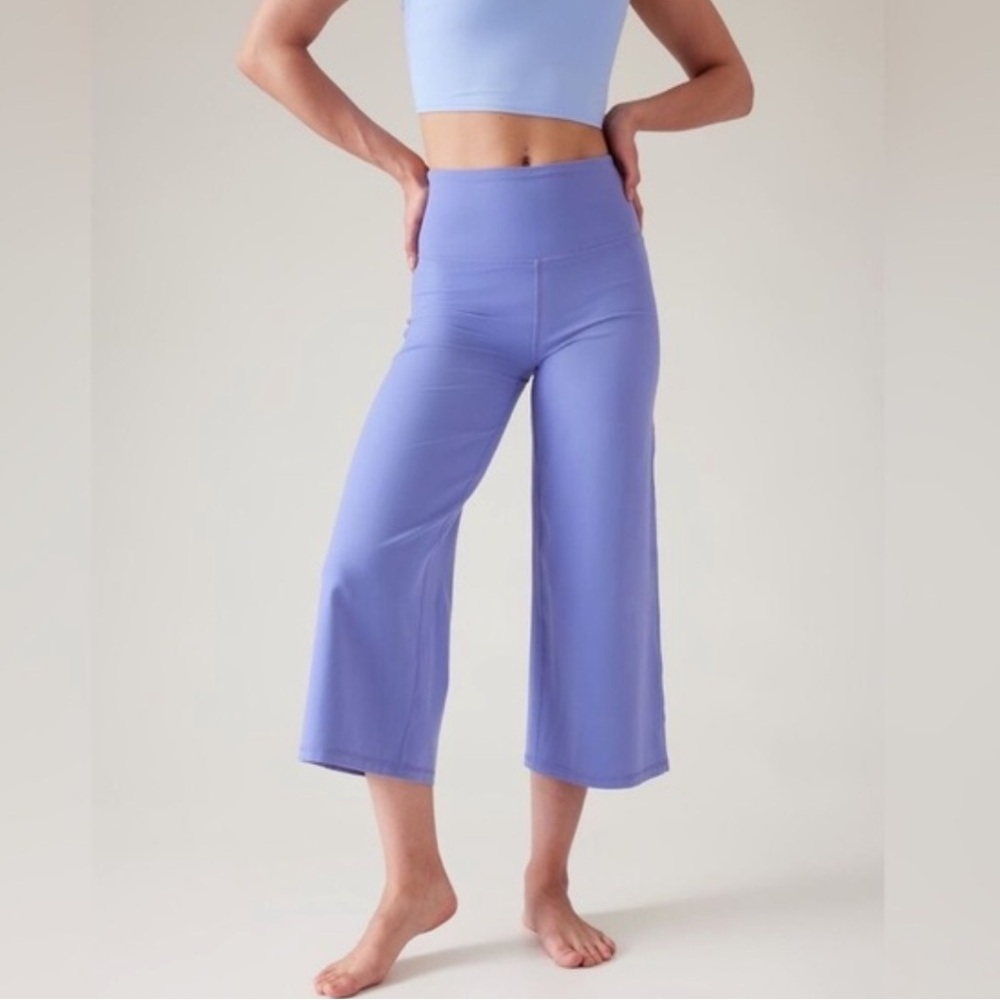 Athleta Elation Wide Leg Crop Pants, Size L